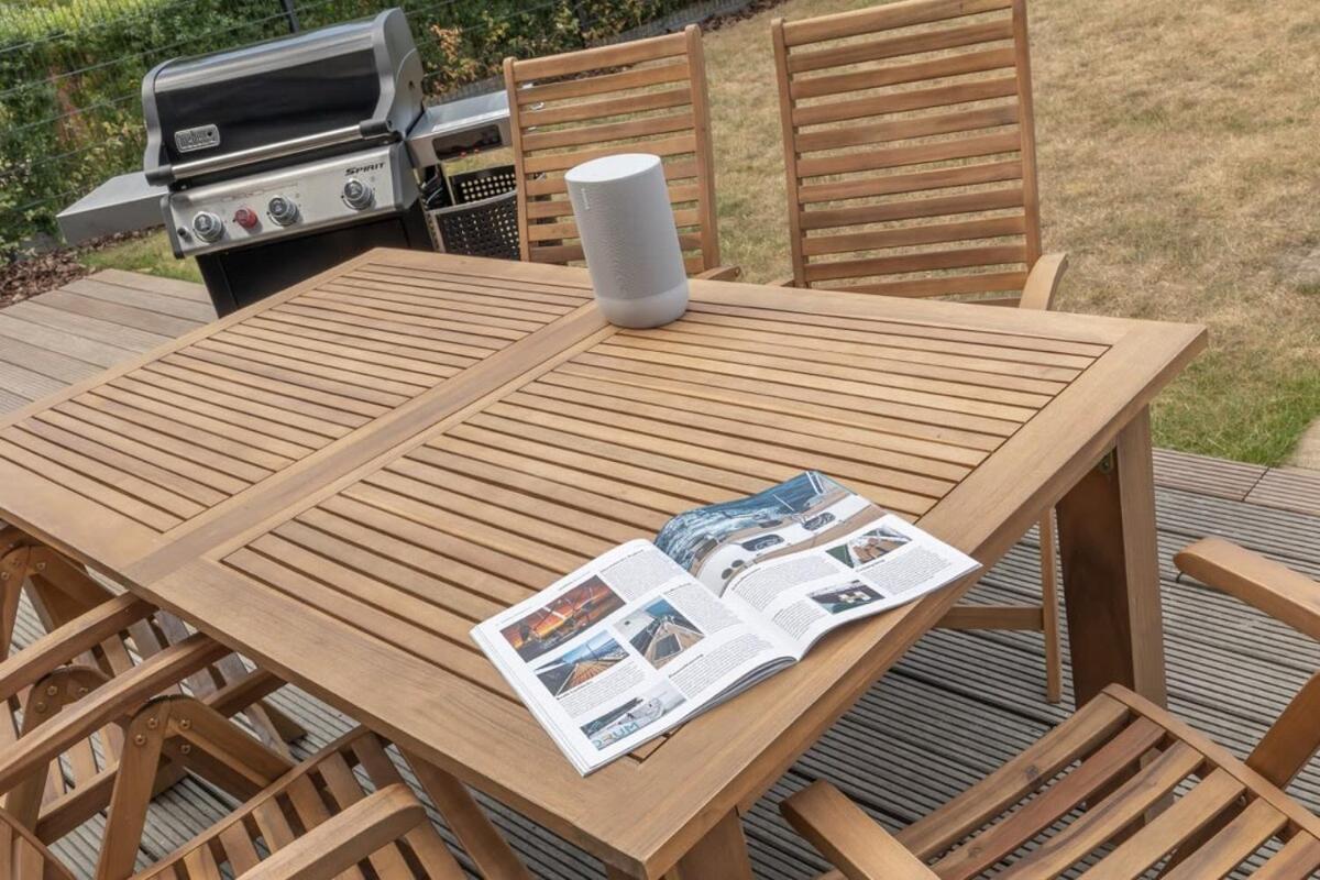 Luxus Meerblick Strand & Sauna & Garten & Heimkino Glowe Bagian luar foto